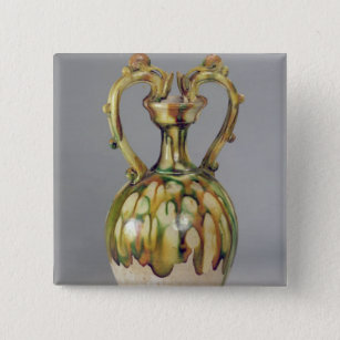 Amphora with handles in the form of dragon 2 inch square button