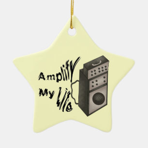 Amplify My Life Ceramic Ornament