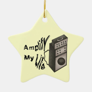 Amplify My Life Ceramic Ornament