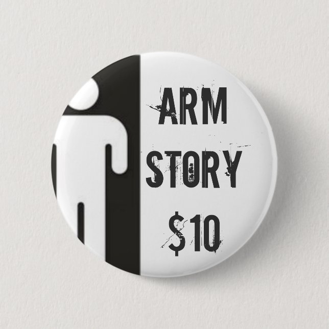 AMPMANlargedouble, Arm Story$10 2 Inch Round Button (Front)