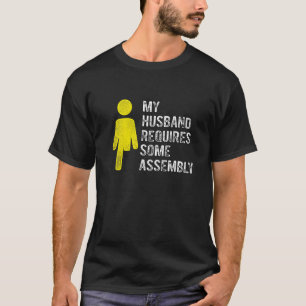 Amputee Humor Husband Assembly Leg Arm  Recovery   T-Shirt