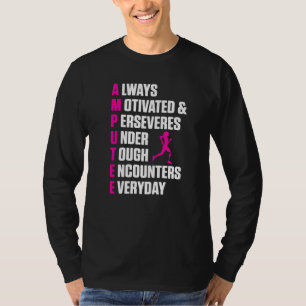 Amputee Humour Definition Leg Arm Funny Recovery   T-Shirt