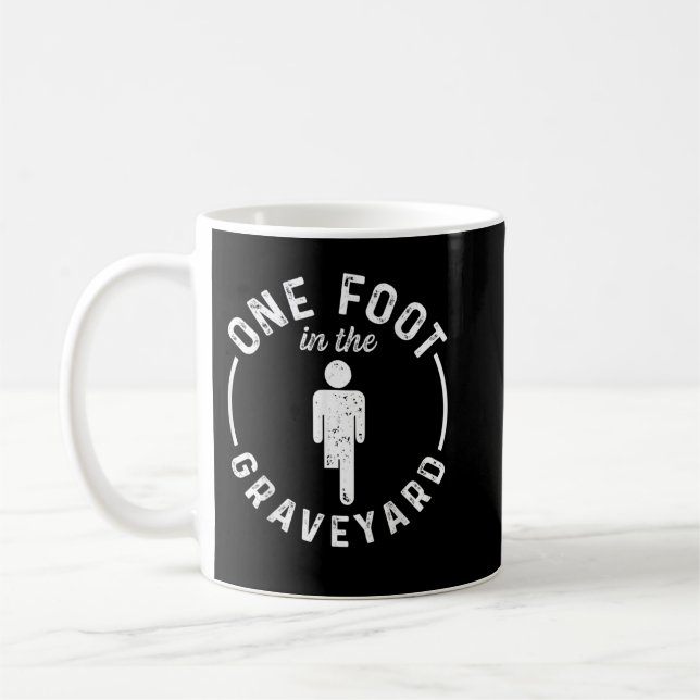 Amputee Humour One Foot Leg Funny Recovery Gifts Coffee Mug (Left)