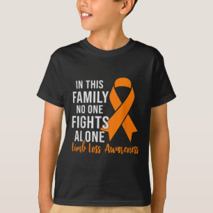 Amputee Support Limb Difference Limb Loss Awarenes T-Shirt