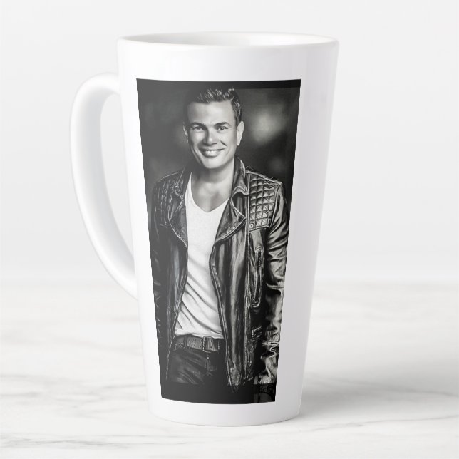 Amr Diab Latte Mug (Left Angle)