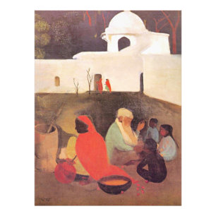 Amrita Sher-Gil - Ancient Storyteller, fine art Photo Print