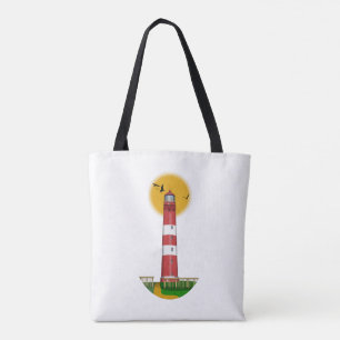 Amrum Lighthouse Germany Tote Bag