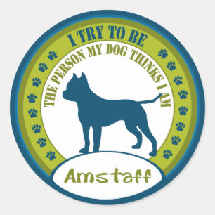 Amstaff Classic Round Sticker