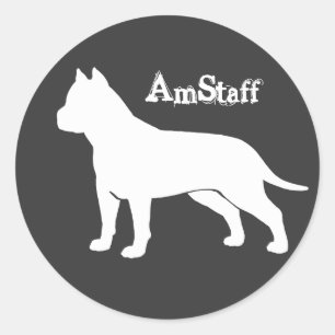AmStaff Classic Round Sticker