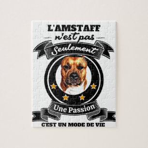 AMSTAFF DOG PUZZLE