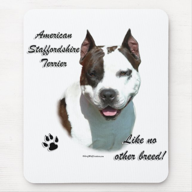 AmStaff Like No Other Breed Mouse Pad (Front)