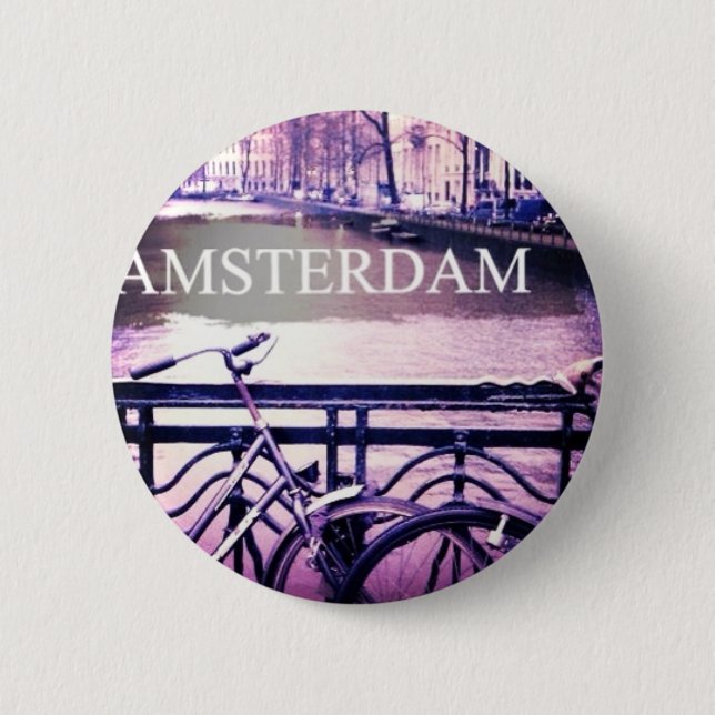 Amsterdam 2 Inch Round Button (Front)
