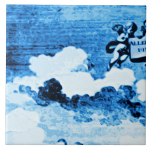 Amsterdam Antique Ships Delftware Vintage Look A1 Tile