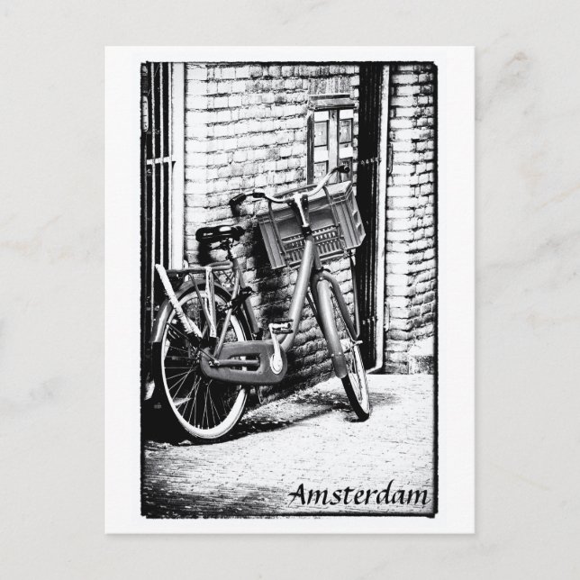 Amsterdam, Bicycle, holiday Netherlands Postcard (Front)