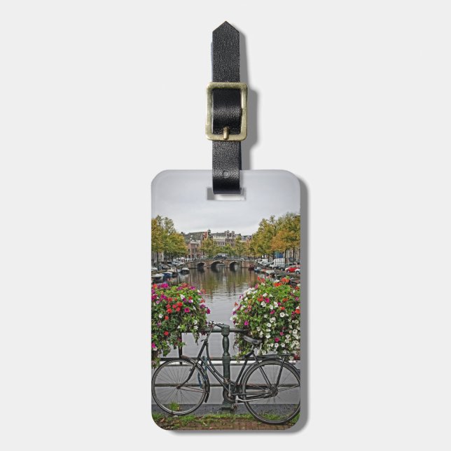 Amsterdam - Bicycle - Luggage Tag (Front Vertical)