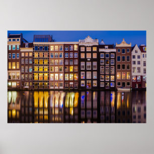 Amsterdam Building Poster