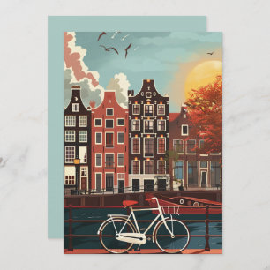 Amsterdam Canal Houses Invitation