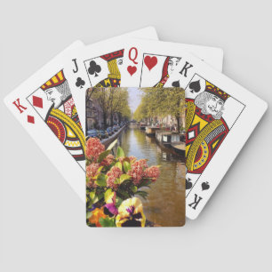 Amsterdam Canal Late Summer Holland Playing Cards