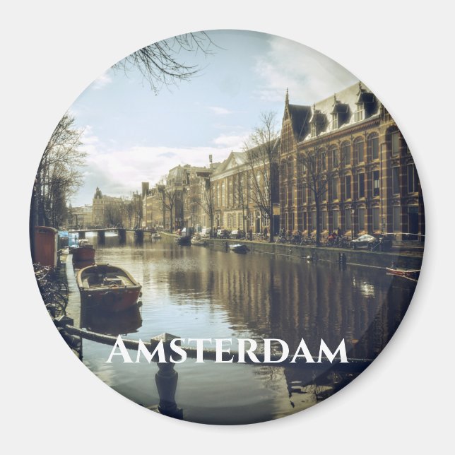 Amsterdam Canal  Magnet (Front)