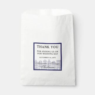 Amsterdam Canal Row Houses Dutch Wedding Thank You Favour Bag