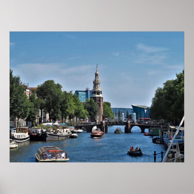 Amsterdam Canals Poster (Front)