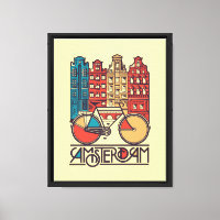 Amsterdam Cityscape Illustration