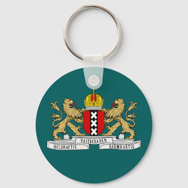 Amsterdam coat of arms keychain (Front)