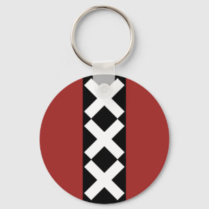 Amsterdam Coat of Arms. Keychain