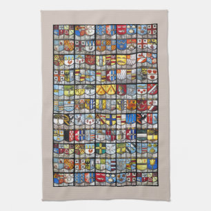 Amsterdam Coat of Arms Windows Kitchen Towel