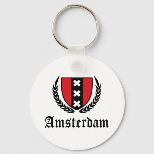 Amsterdam Crest Keychain
