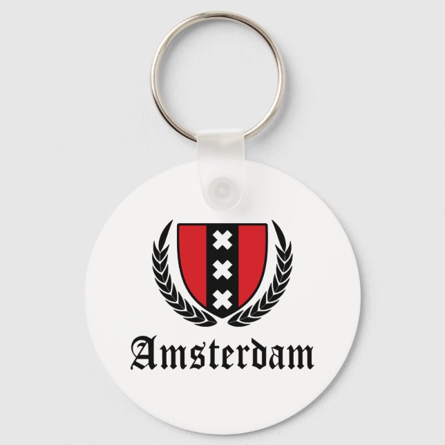 Amsterdam Crest Keychain (Front)