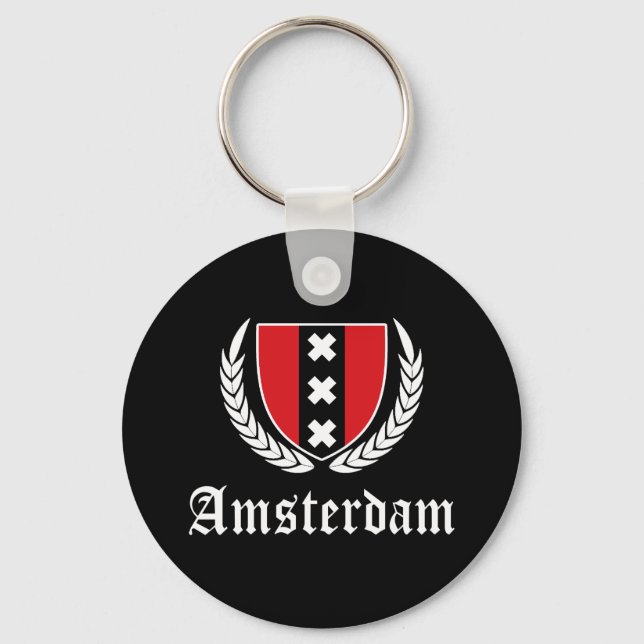 Amsterdam Crest Keychain (Front)