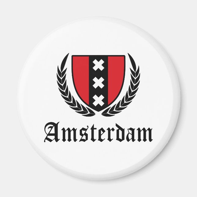 Amsterdam Crest Magnet (Front)