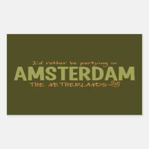AMSTERDAM custom colour stickers