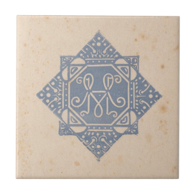Amsterdam Design  Blue Beige  Tile (Front)