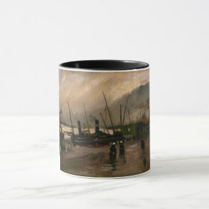 Amsterdam Fishermen's Harbour Storm by Vincent Gog Mug