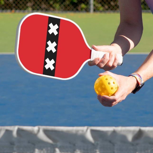 Amsterdam Flag Pickleball Paddle (Insitu)