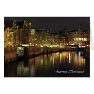 Amsterdam Flower Market at Night