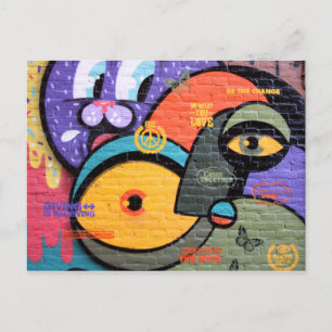 Amsterdam Graffiti Postcard