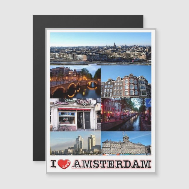 Amsterdam - Holland - I Love - (Front/Back)