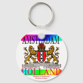 AMSTERDAM HOLLAND KEYCHAIN@MOJISOLA A GBADAMOSI OK KEYCHAIN
