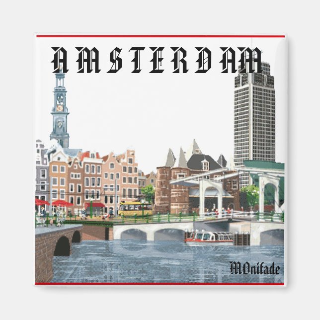 AMSTERDAM , HOLLAND MAGNET (Front)