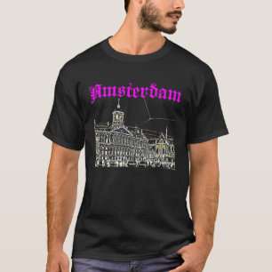 Amsterdam Holland Netherlands Travel Royal Palace  T-Shirt