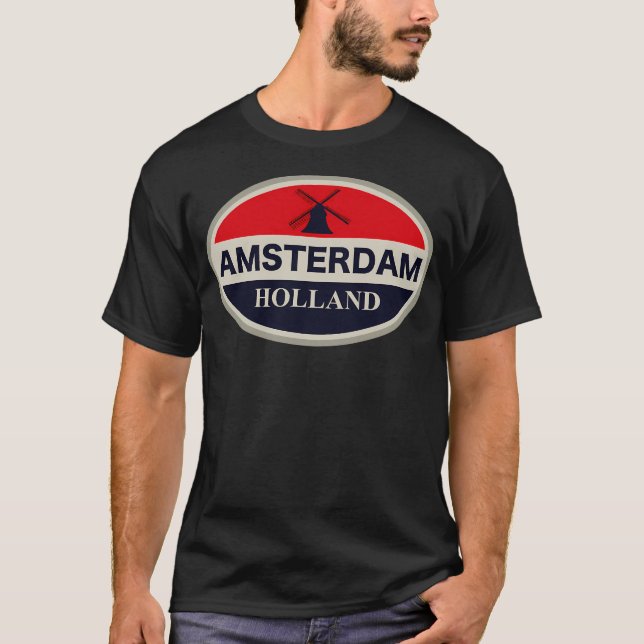 Amsterdam Holland T-Shirt (Front)