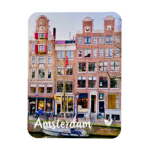 Amsterdam houses - fridge magnet by Velvet Escape