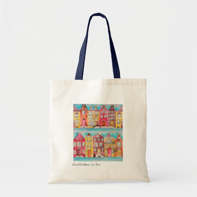 Amsterdam in love tote farrowed (Front)