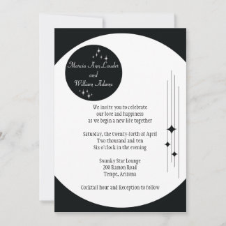 Amsterdam Invitation: Midnight Invitation