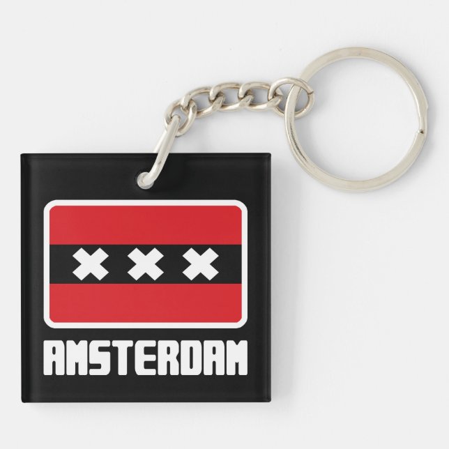 Amsterdam Keychain (Back)