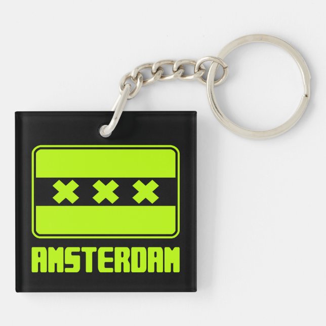 Amsterdam Keychain (Back)