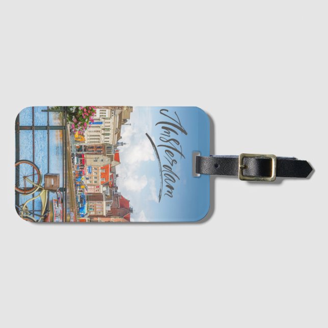 Amsterdam Luggage Tag (Front Horizontal)